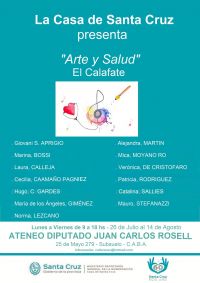 Se instaló la muestra artística del Grupo “Arte y Salud”