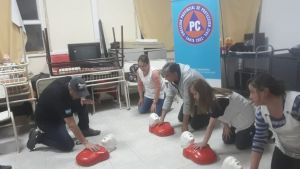 Se realizaron simulacros de evacuación en instituciones escolares en El Chaltén