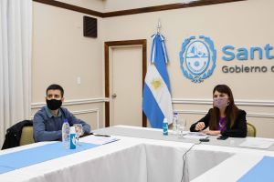 Santa Cruz participó en una reunión de trabajo con el Ministro de Transporte de la Nación