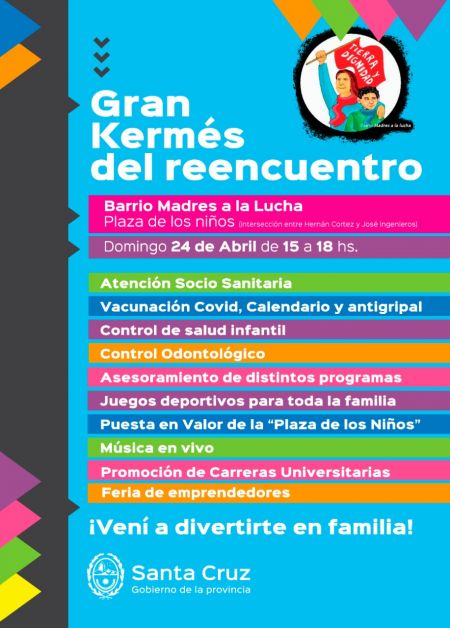 Invitan a sumarse a la “Kermés del Reencuentro” este domingo