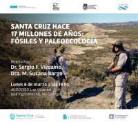 Concretaran la conferencia “Santa Cruz hace 17 millones de años: fósiles y paleoecología” en el Complejo Cultural