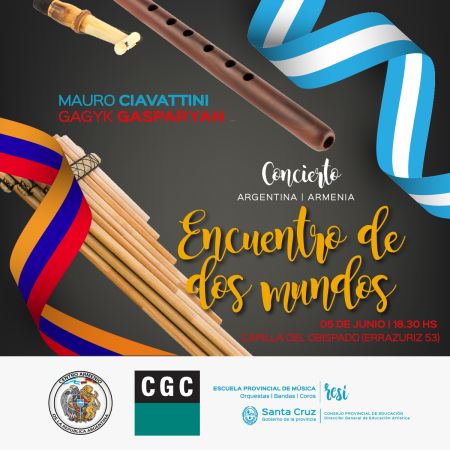 Invitan a participar del concierto “Encuentro de Dos Mundos”