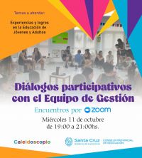 Convocan a dialogar sobre experiencias y logros de la Educación de Jóvenes y Adultos