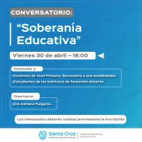 Se encuentra abierta la inscripción para el Conversatorio “Soberanía Educativa”