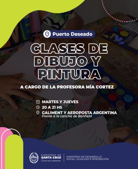 Puerto Deseado: Propuestas culturales abiertas a la comunidad