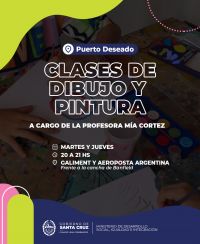 Puerto Deseado: Propuestas culturales abiertas a la comunidad