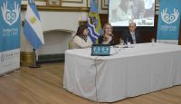 Alicia encabezó el acto de firma de convenio del CPE con la Universidad Pedagógica Nacional