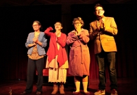 Anoche se subió a escena la obra mexicana “Tres tristes viejas”