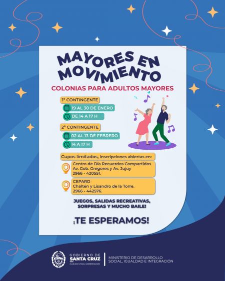 “Mayores en Movimiento”: Colonias para Adultos Mayores que promueven una vejez activa y saludable