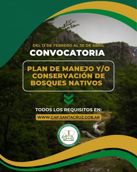 El Consejo Agrario Provincial lanzó convocatoria para planes de manejo y conservación de bosques nativos