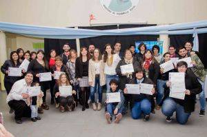 55 alumnos recibieron su certificación en la ATM instalada en el B° 240