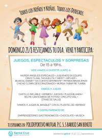 El Gobierno de la Provincia de Santa Cruz invita a la comunidad al festejo por el “Día del Niño y Niña”