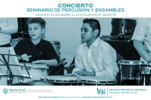 Un concierto para coronar el seminario de percusión de la Escuela Re Si