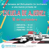 La Escuela de Ajedrez se suma a la Semana del Estudiante