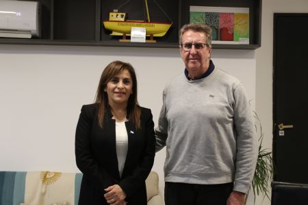 La Cartera Educativa firmó convenio para la mejora de edificios escolares de Cañadón Seco