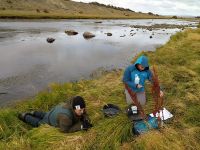 Continúa el monitoreo hidroambiental del río Gallegos