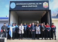 El Gobierno realizó importante inversión para la concreción del Cuartel de Bomberos en Julia Dufour