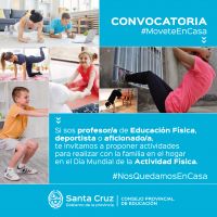 Educación invita a sumarse a la celebración del Día de la Actividad Física