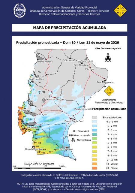 Próximas 48 horas: conocé cómo estará el clima en Santa Cruz