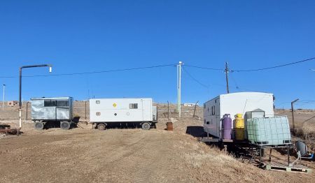 El Distrito Vial Las Heras comenzará con la aplicación de líquido antihielo.