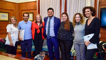 Alicia recibió a médicxs egresadxs de la residencia de pediatría del HRRG