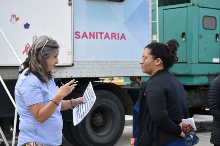 Mes de la Mujer: realizaron operativo de salud en Puerto San Julián