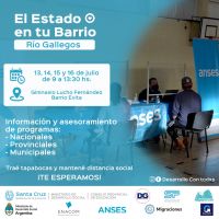 “El Estado en tu Barrio” estará presente en el Lucho Fernández