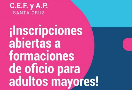 Se encuentran abiertas las inscripciones a las formaciones en oficio de adultos mayores