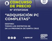 Servicios Públicos realizó la apertura de sobres del Concurso de Precios para la adquisición de equipos informáticos