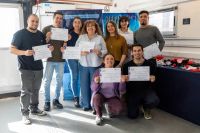 Entregaron material didáctico adaptado a la Asociación Ángeles Especiales