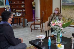 Alicia se reunió con el diputado nacional Jorge Verón