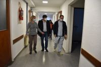 Garcia recorrió el Hospital Samic y la Unidad Comunitaria de Salud Familiar Formenti