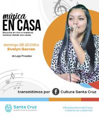 Este domingo “Música en la Casa” te invita al recital de Evelyn Garces