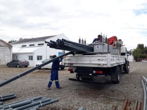 Fortalecen el avance de obras en distintas localidades de Santa Cruz