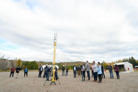 Autoridades provinciales inauguraron la planta de gas en Los Antiguos