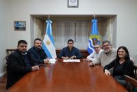 El encuentro tuvo lugar en la Residencia dell Gobernador en Río Gallegos. 
