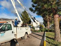 Servicios Públicos fortalece la infraestructura energética y sanitaria en Lago Posadas y Bajo Caracoles