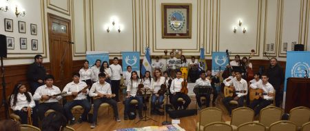 La Orquesta Pu-kara de Río Turbio brilló en la Casa de Gobierno