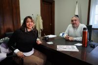 Camiones de bomberos donados por Japón: Brizuela y Gadano proyectan su ingreso a Santa Cruz
