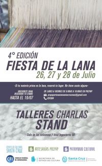 Ultiman detalles para la 4ᵃ edición de la Fiesta de la Lana en el Complejo Cultural