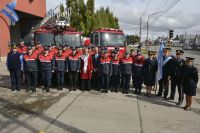 El Gobierno de Santa Cruz entregó equipamiento a la Superintendencia de Bomberos