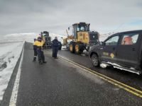 Intensos trabajos de Vialidad provincial en las rutas de Santa Cruz