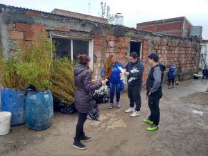 Jornada comunitaria en el Barrio Juan Pablo II