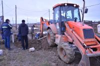 Continúan los trabajos de extensión de red de agua en el Barrio Santa Cruz de Río Gallegos