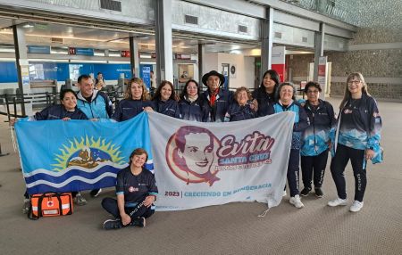 Juegos Culturales Evita: la delegación de adultos mayores llegó a Santiago del Estero