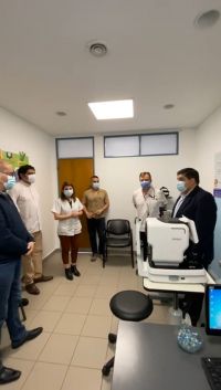 Salud inauguró un consultorio oftalmológico en el Hospital de Caleta Olivia