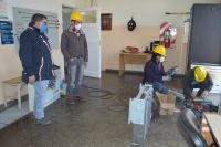 Realizan tareas de rehabilitación del abastecimiento de gas natural en Río Chico