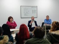 Educación Técnica Profesional concretó reunión con familias de estudiantes de la Escuela Industrial N°11