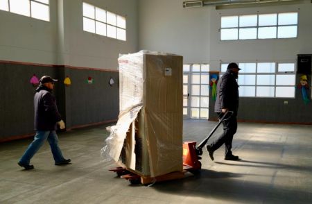 Nuevos equipos de calefacción para el Jardín de Infantes N°57 "Cumelén" de Caleta Olivia.