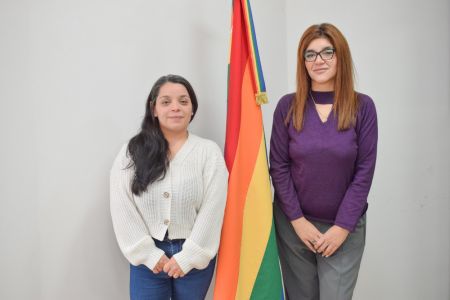 Fabiana Peluffo y Sabrina Agüero de la Secretaría de Estado de Políticas de Igualdad e Integración.